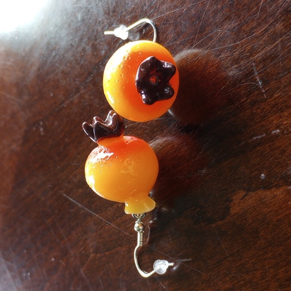 Fruit dangle earrings